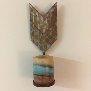 Hanging Arrow Candle Holders and Candles